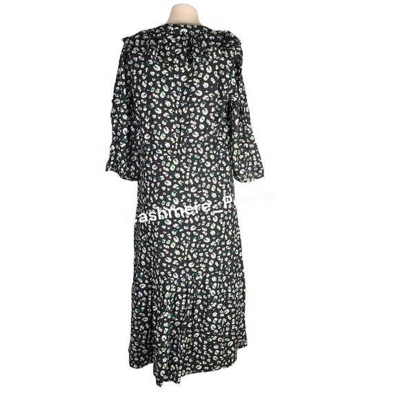 ba&sh Bowie Printed Midi Dress XS - Picture 5 of 12